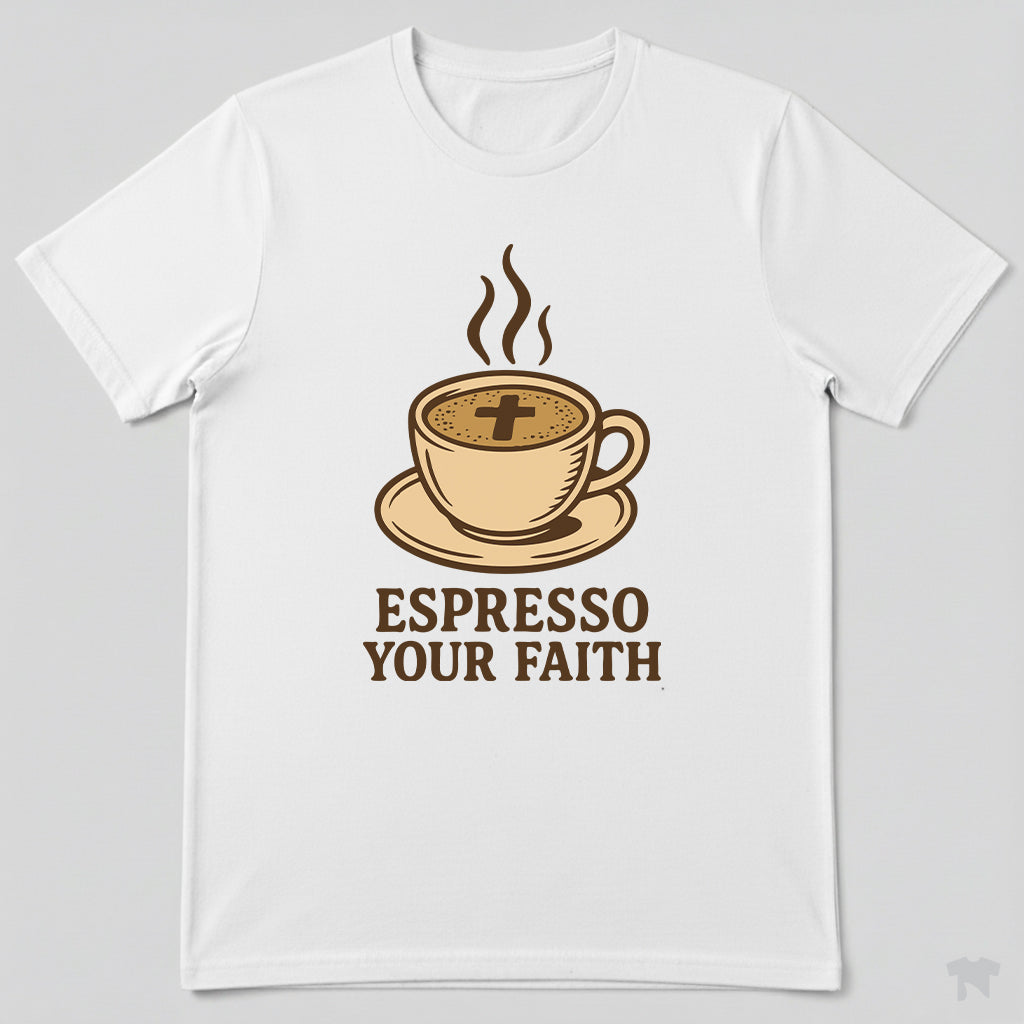 Espresso Your Faith Christian Coffee T-Shirt