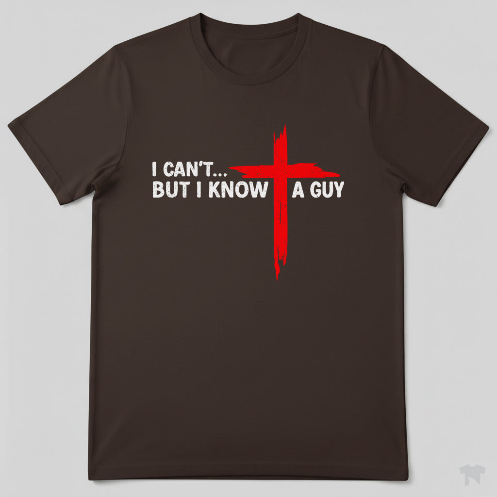 I Can't But I Know A Guy Cross Christian Faith T-Shirt