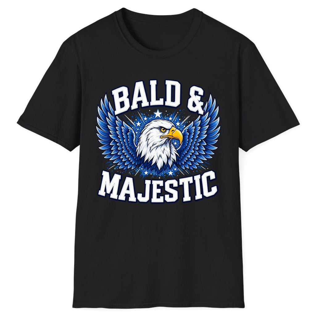 Bald & Majestic Eagle Classic Tee - Black