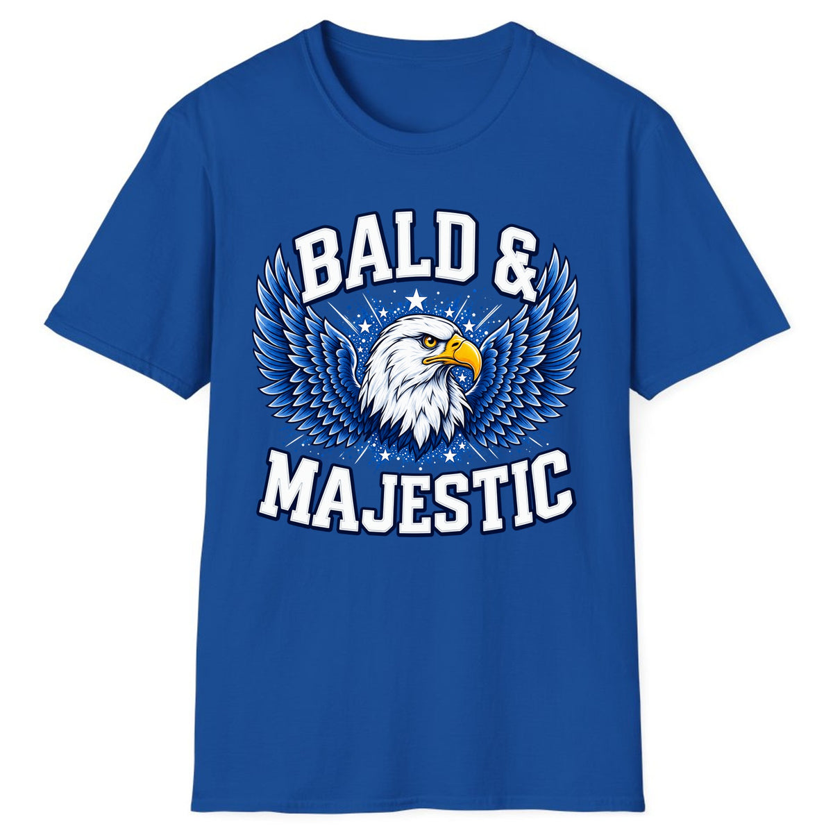 Bald & Majestic Eagle Classic Tee - Royal