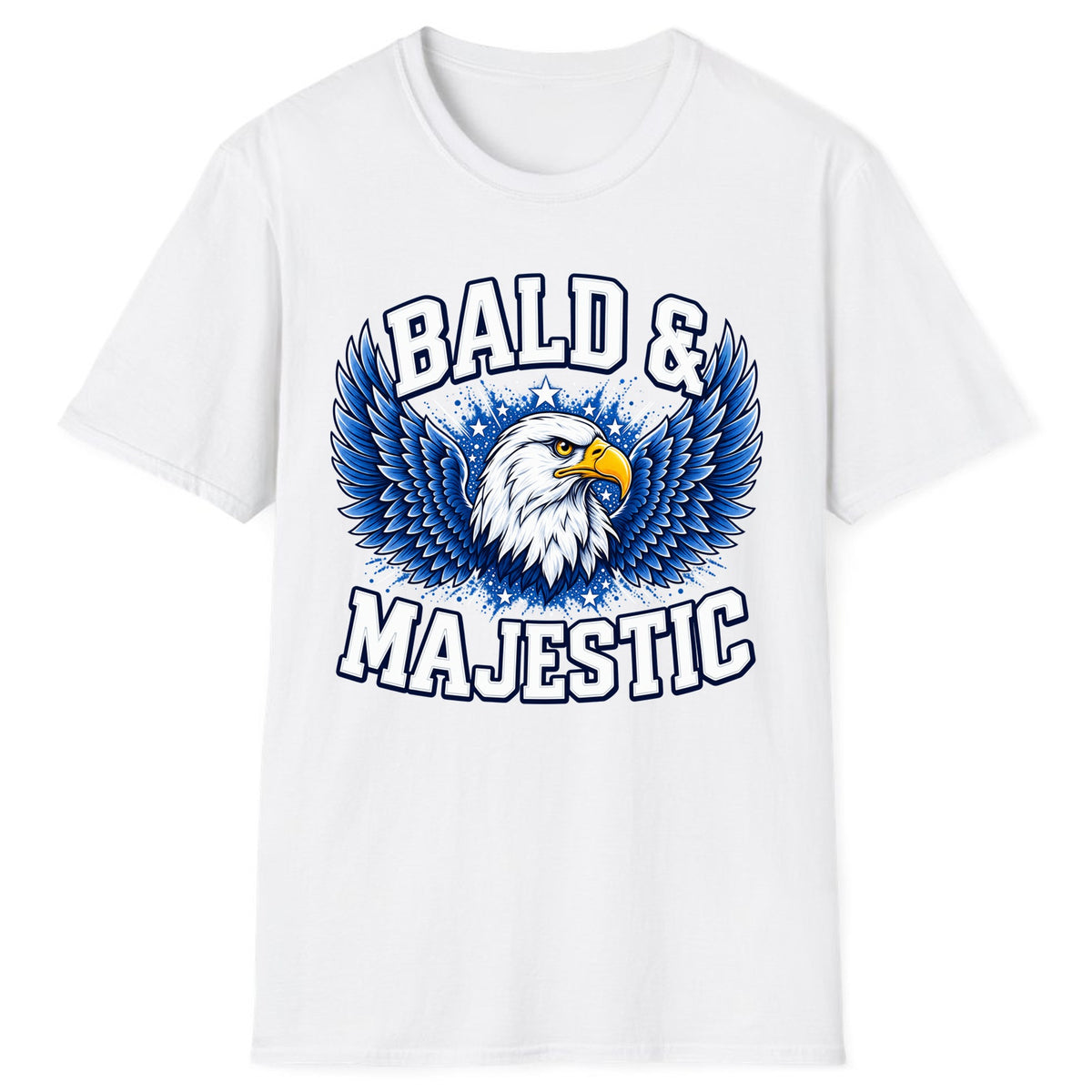 Bald & Majestic Eagle Classic Tee - White